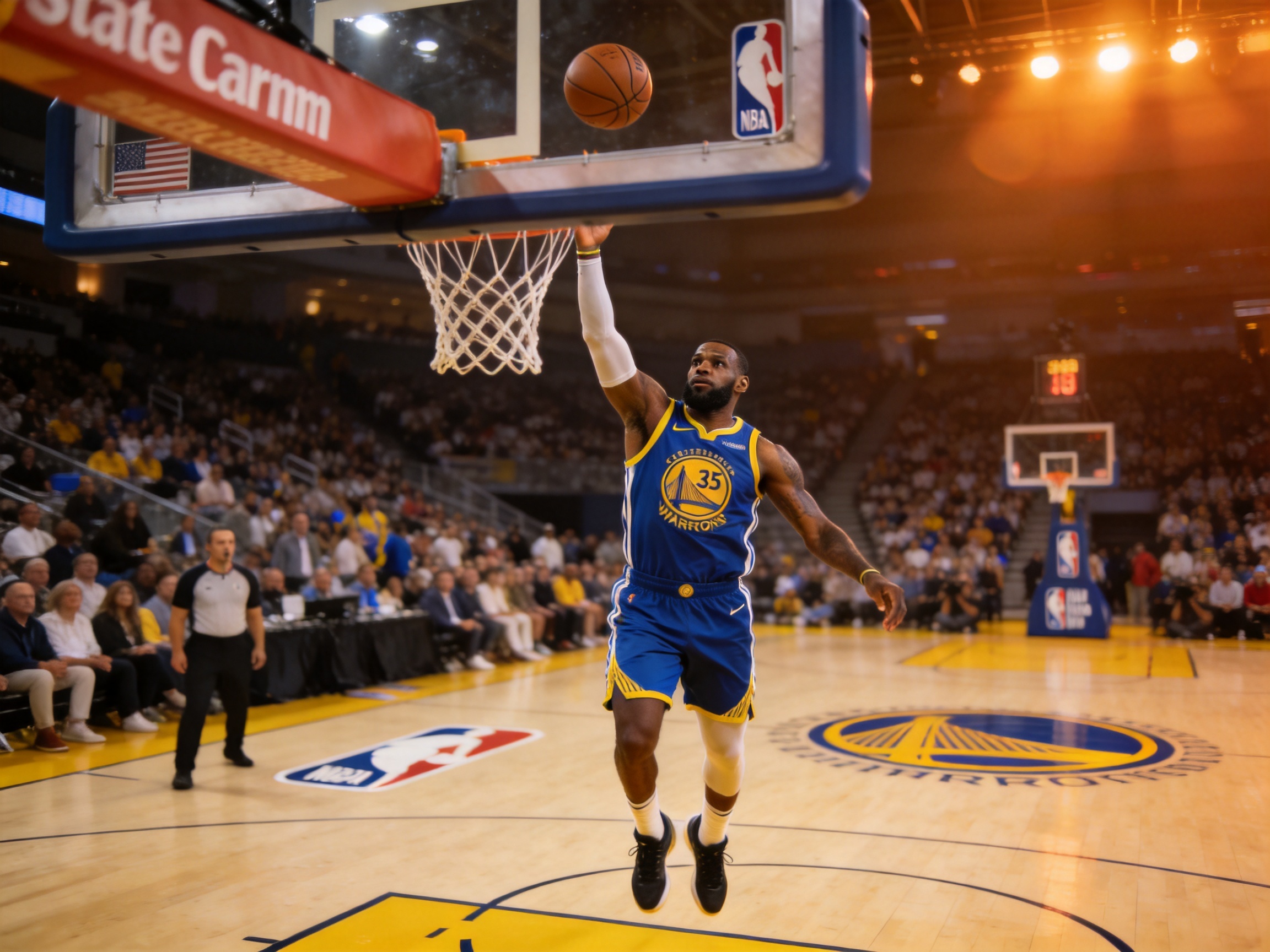2025年1月19日NBA湖人队绝杀勇士